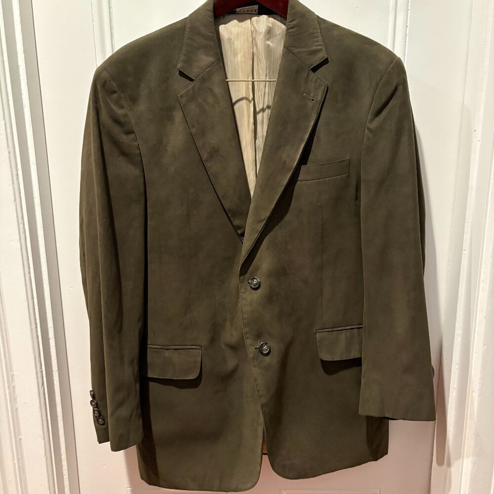 Vintage Jos. A Bank Faux Suede Blazer